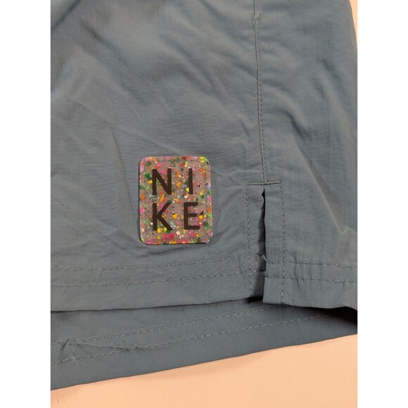 Nike Solid Icon Men's XXL 5" Volley & Swim Trunks NESSB636-344 Teal Blue - Picture 4 of 6